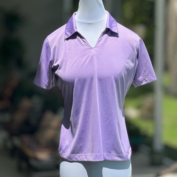 Nike Tops - Nike Golf Purple Lavender Polo Shirt  Medium M Med 8-10